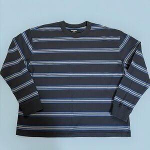 VTG Old Navy Stripped Cropped Mens Long-Sleeve Shirt